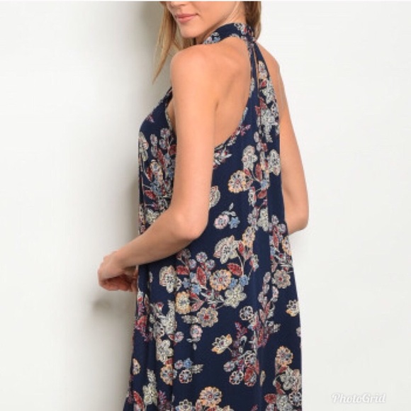 High neck floral maxi - Picture 4 of 8